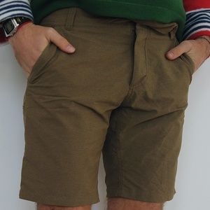 Kuhl Mens Athletic Outdoor Hiking Shorts Beige/Brown Size: 32